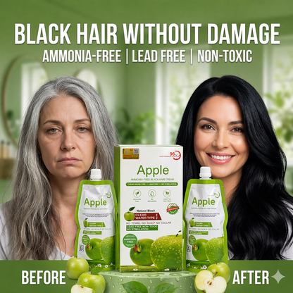 Original Apple Ammonia-Free  cream hair color كريم لون الشعر – Organic, (1000ML)