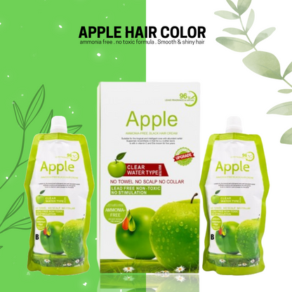 Original Apple Ammonia-Free  cream hair color كريم لون الشعر – Organic, (1000ML)